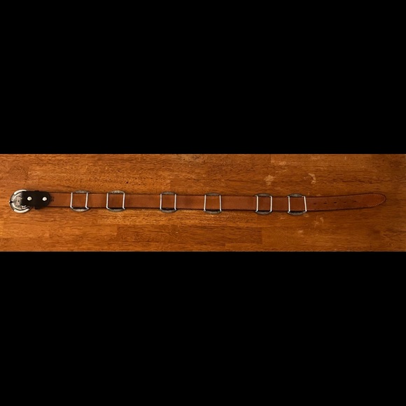 Black Leather Belt with 1950 Western Golden Age of Television actors - Picture 8 of 13